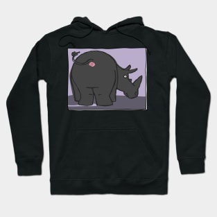 Butts Butts Butts - Rhino Hoodie